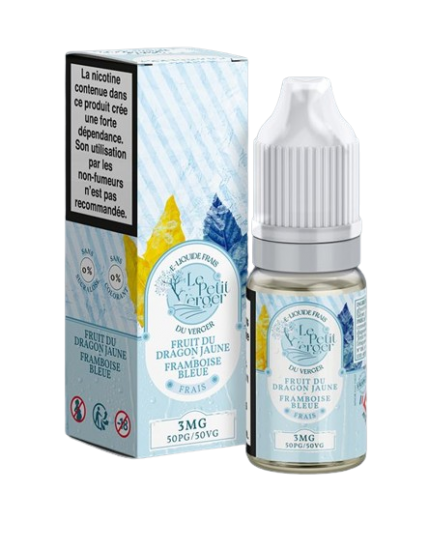 Fruit du dragon jaune Framboise bleue frais